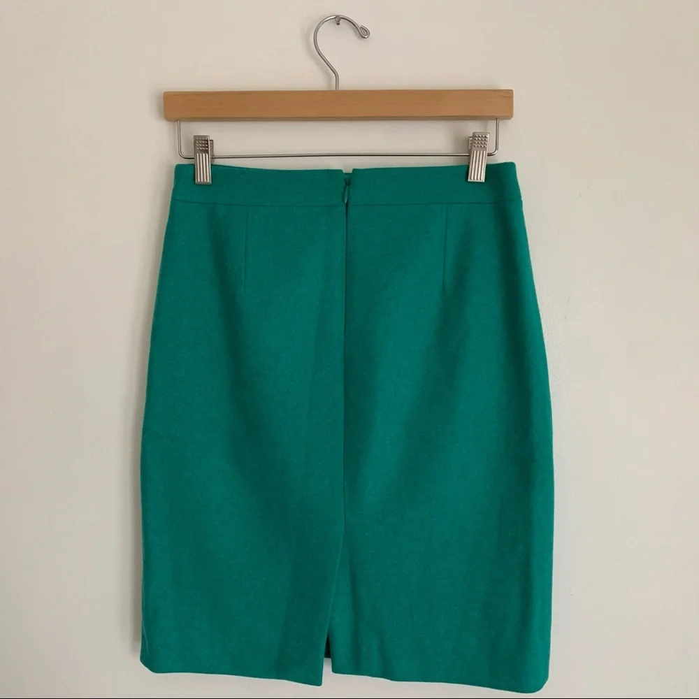 J. Crew Factory Pencil Skirt in Double Serge Wool